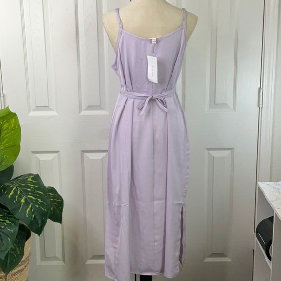 Isabel Maternity Ingrid+ Isabel Lavender Polyester Adjustable Strap Dress Size L - Picture 7 of 10